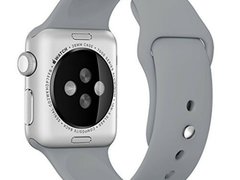 Curea iUni compatibila cu Apple Watch 1/2/3/4/5/6/7, 40mm, Silicon, Gray